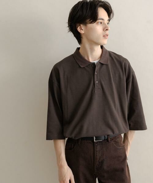 SENSE OF PLACE by URBAN RESEARCH / センスオブプレイス バイ アーバンリサーチ ポロシャツ | スラブカノコエクストラルーズポロシャツ | 詳細5