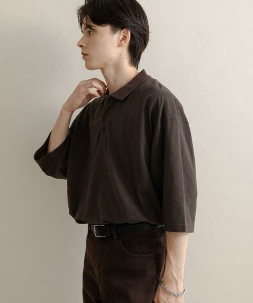 SENSE OF PLACE by URBAN RESEARCH / センスオブプレイス バイ アーバンリサーチ ポロシャツ | スラブカノコエクストラルーズポロシャツ | 詳細6
