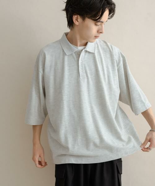 SENSE OF PLACE by URBAN RESEARCH / センスオブプレイス バイ アーバンリサーチ ポロシャツ | スラブカノコエクストラルーズポロシャツ | 詳細24
