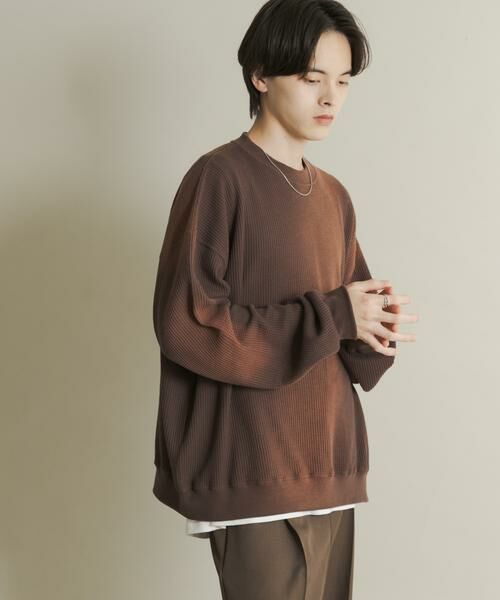 SENSE OF PLACE by URBAN RESEARCH / センスオブプレイス バイ アーバンリサーチ スウェット | フェードワッフルバルーンスウェット | 詳細2