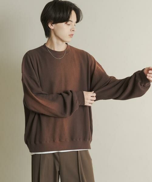 SENSE OF PLACE by URBAN RESEARCH / センスオブプレイス バイ アーバンリサーチ スウェット | フェードワッフルバルーンスウェット | 詳細4