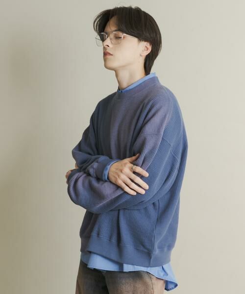 SENSE OF PLACE by URBAN RESEARCH / センスオブプレイス バイ アーバンリサーチ スウェット | フェードワッフルバルーンスウェット | 詳細13