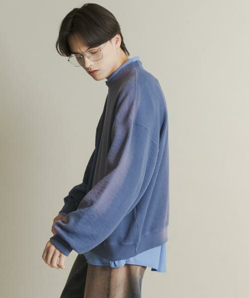 SENSE OF PLACE by URBAN RESEARCH / センスオブプレイス バイ アーバンリサーチ スウェット | フェードワッフルバルーンスウェット | 詳細14