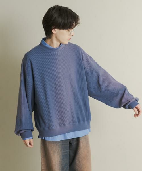 SENSE OF PLACE by URBAN RESEARCH / センスオブプレイス バイ アーバンリサーチ スウェット | フェードワッフルバルーンスウェット | 詳細15