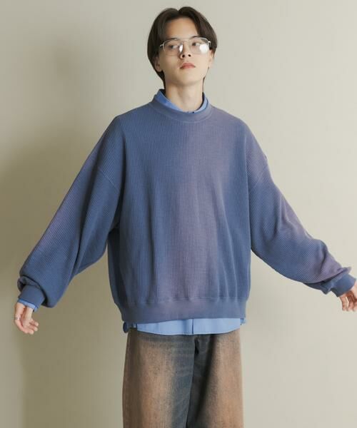 SENSE OF PLACE by URBAN RESEARCH / センスオブプレイス バイ アーバンリサーチ スウェット | フェードワッフルバルーンスウェット | 詳細16