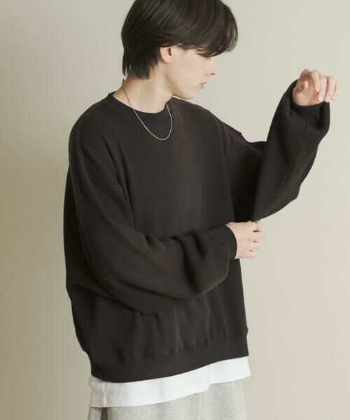 SENSE OF PLACE by URBAN RESEARCH / センスオブプレイス バイ アーバンリサーチ スウェット | フェードワッフルバルーンスウェット | 詳細24