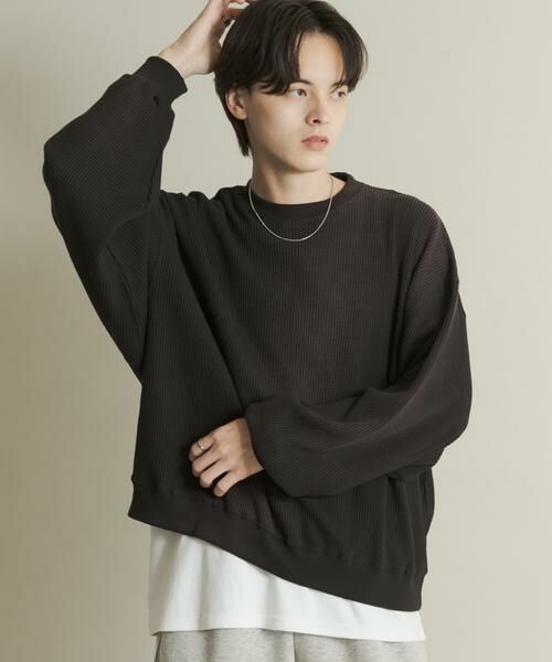SENSE OF PLACE by URBAN RESEARCH / センスオブプレイス バイ アーバンリサーチ スウェット | フェードワッフルバルーンスウェット | 詳細25