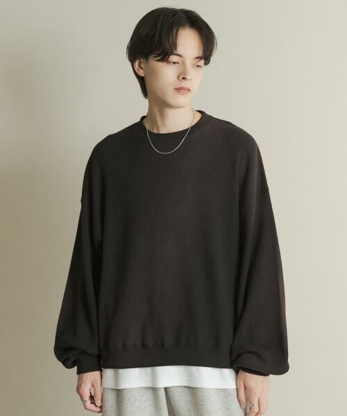SENSE OF PLACE by URBAN RESEARCH / センスオブプレイス バイ アーバンリサーチ スウェット | フェードワッフルバルーンスウェット | 詳細27