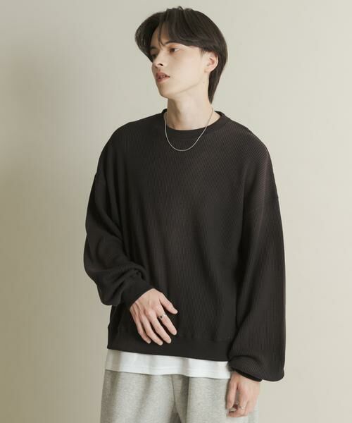 SENSE OF PLACE by URBAN RESEARCH / センスオブプレイス バイ アーバンリサーチ スウェット | フェードワッフルバルーンスウェット | 詳細28