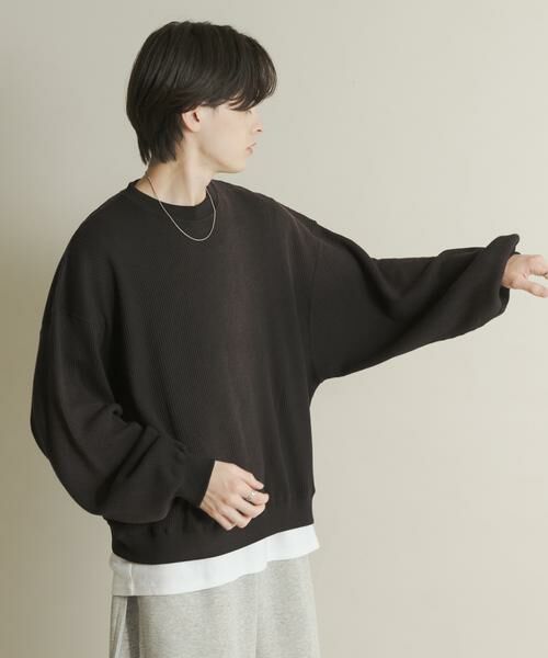 SENSE OF PLACE by URBAN RESEARCH / センスオブプレイス バイ アーバンリサーチ スウェット | フェードワッフルバルーンスウェット | 詳細29