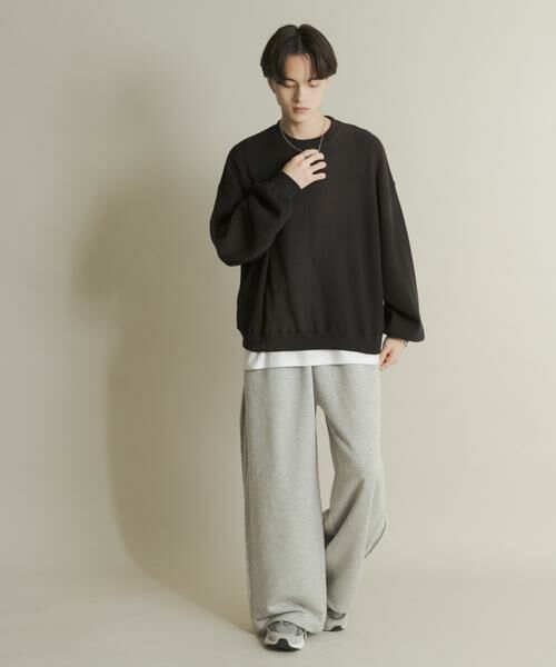 SENSE OF PLACE by URBAN RESEARCH / センスオブプレイス バイ アーバンリサーチ スウェット | フェードワッフルバルーンスウェット | 詳細30