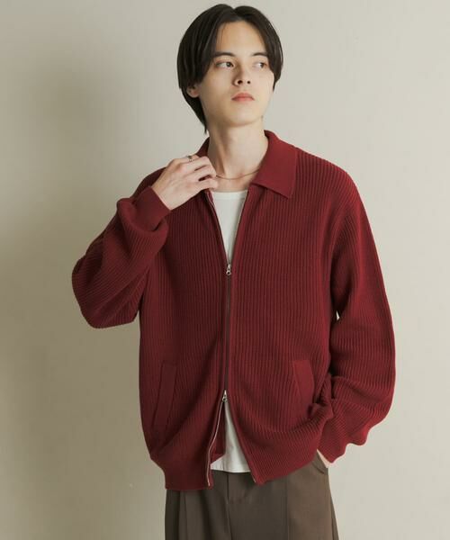 SENSE OF PLACE by URBAN RESEARCH / センスオブプレイス バイ アーバンリサーチ ニット・セーター | ダブルジップニットカーディガン | 詳細2