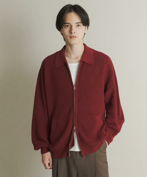 SENSE OF PLACE by URBAN RESEARCH / センスオブプレイス バイ アーバンリサーチ ニット・セーター | ダブルジップニットカーディガン | 詳細4