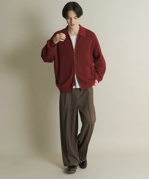 SENSE OF PLACE by URBAN RESEARCH / センスオブプレイス バイ アーバンリサーチ ニット・セーター | ダブルジップニットカーディガン | 詳細8
