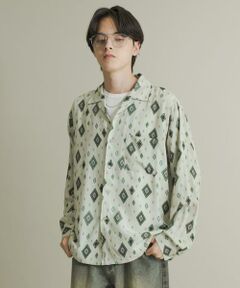 SENSE OF PLACE by URBAN RESEARCH / センスオブプレイス バイ アーバンリサーチ シャツ・ブラウス | アソートパターンオープンカラーロングスリーブシャツ