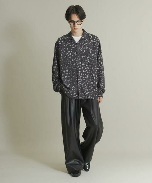 SENSE OF PLACE by URBAN RESEARCH / センスオブプレイス バイ アーバンリサーチ シャツ・ブラウス | アソートパターンオープンカラーロングスリーブシャツ | 詳細17