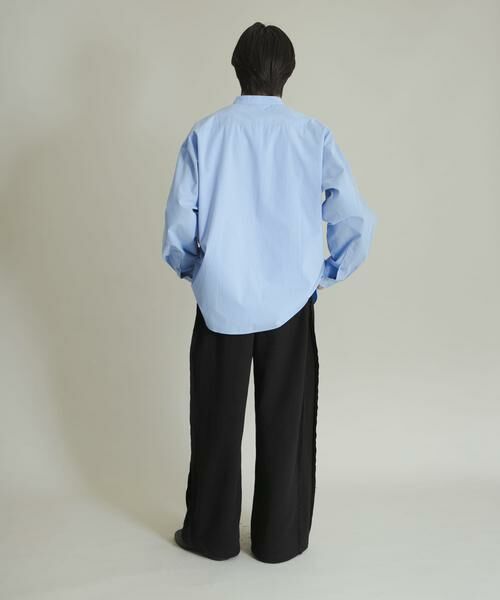 SENSE OF PLACE by URBAN RESEARCH / センスオブプレイス バイ アーバンリサーチ シャツ・ブラウス | ピーチブロードバンドカラーロングスリーブシャツ | 詳細14