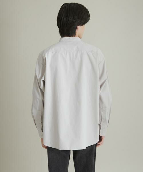 SENSE OF PLACE by URBAN RESEARCH / センスオブプレイス バイ アーバンリサーチ シャツ・ブラウス | ピーチブロードバンドカラーロングスリーブシャツ | 詳細26