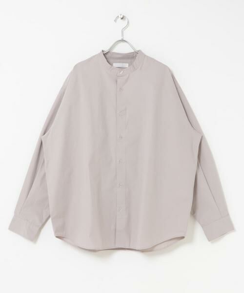 SENSE OF PLACE by URBAN RESEARCH / センスオブプレイス バイ アーバンリサーチ シャツ・ブラウス | ピーチブロードバンドカラーロングスリーブシャツ | 詳細27