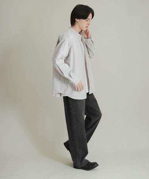 SENSE OF PLACE by URBAN RESEARCH / センスオブプレイス バイ アーバンリサーチ シャツ・ブラウス | ピーチブロードバンドカラーロングスリーブシャツ | 詳細22