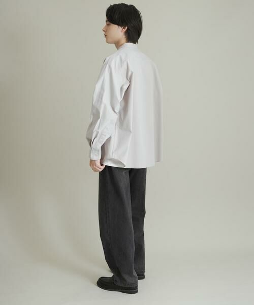 SENSE OF PLACE by URBAN RESEARCH / センスオブプレイス バイ アーバンリサーチ シャツ・ブラウス | ピーチブロードバンドカラーロングスリーブシャツ | 詳細23