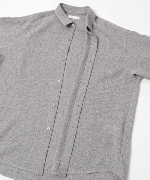 SENSE OF PLACE by URBAN RESEARCH / センスオブプレイス バイ アーバンリサーチ シャツ・ブラウス | ライトツイードレギュラーカラーシャツ | 詳細13