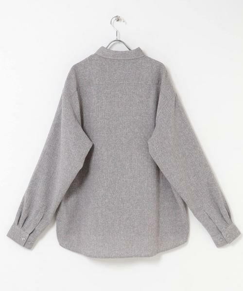 SENSE OF PLACE by URBAN RESEARCH / センスオブプレイス バイ アーバンリサーチ シャツ・ブラウス | ライトツイードレギュラーカラーシャツ | 詳細14