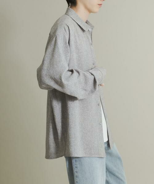 SENSE OF PLACE by URBAN RESEARCH / センスオブプレイス バイ アーバンリサーチ シャツ・ブラウス | ライトツイードレギュラーカラーシャツ | 詳細4