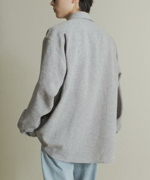 SENSE OF PLACE by URBAN RESEARCH / センスオブプレイス バイ アーバンリサーチ シャツ・ブラウス | ライトツイードレギュラーカラーシャツ | 詳細5