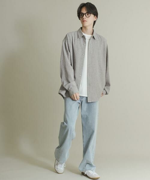 SENSE OF PLACE by URBAN RESEARCH / センスオブプレイス バイ アーバンリサーチ シャツ・ブラウス | ライトツイードレギュラーカラーシャツ | 詳細9
