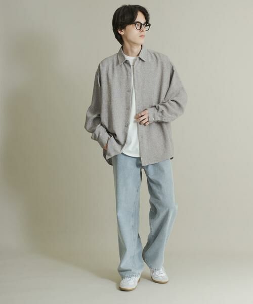 SENSE OF PLACE by URBAN RESEARCH / センスオブプレイス バイ アーバンリサーチ シャツ・ブラウス | ライトツイードレギュラーカラーシャツ | 詳細10
