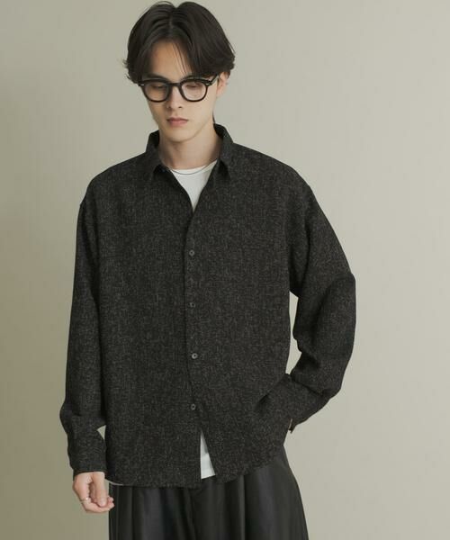 SENSE OF PLACE by URBAN RESEARCH / センスオブプレイス バイ アーバンリサーチ シャツ・ブラウス | ライトツイードレギュラーカラーシャツ | 詳細19