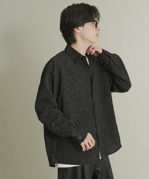 SENSE OF PLACE by URBAN RESEARCH / センスオブプレイス バイ アーバンリサーチ シャツ・ブラウス | ライトツイードレギュラーカラーシャツ | 詳細20