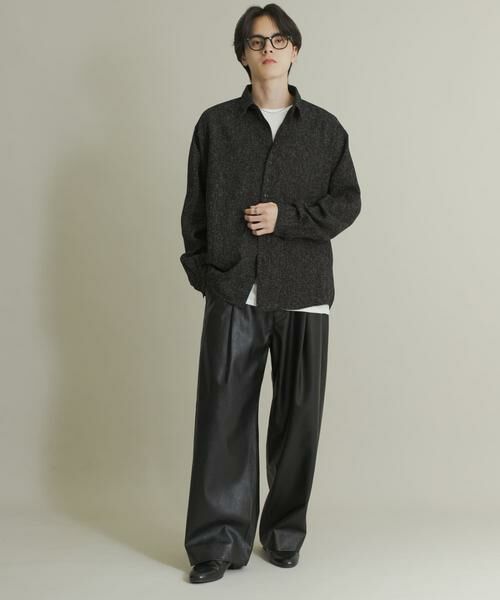 SENSE OF PLACE by URBAN RESEARCH / センスオブプレイス バイ アーバンリサーチ シャツ・ブラウス | ライトツイードレギュラーカラーシャツ | 詳細22