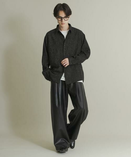 SENSE OF PLACE by URBAN RESEARCH / センスオブプレイス バイ アーバンリサーチ シャツ・ブラウス | ライトツイードレギュラーカラーシャツ | 詳細23