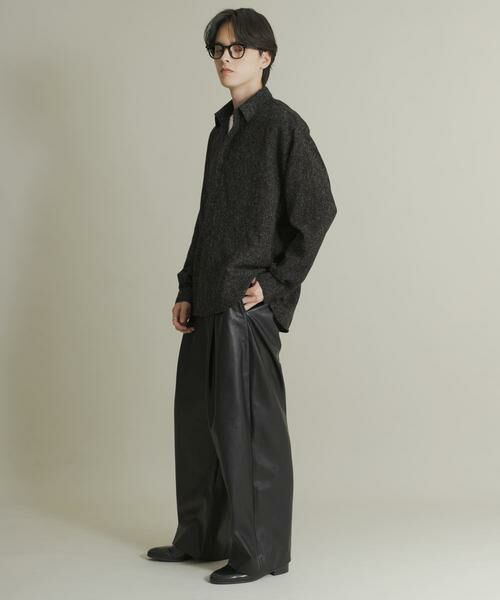 SENSE OF PLACE by URBAN RESEARCH / センスオブプレイス バイ アーバンリサーチ シャツ・ブラウス | ライトツイードレギュラーカラーシャツ | 詳細24