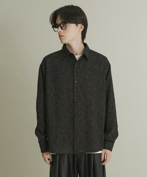 SENSE OF PLACE by URBAN RESEARCH / センスオブプレイス バイ アーバンリサーチ シャツ・ブラウス | ライトツイードレギュラーカラーシャツ | 詳細25