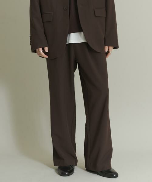 SENSE OF PLACE by URBAN RESEARCH / センスオブプレイス バイ アーバンリサーチ その他パンツ | コンフォートストレートスラックス | 詳細1
