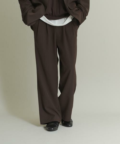 SENSE OF PLACE by URBAN RESEARCH / センスオブプレイス バイ アーバンリサーチ その他パンツ | コンフォートストレートスラックス | 詳細2