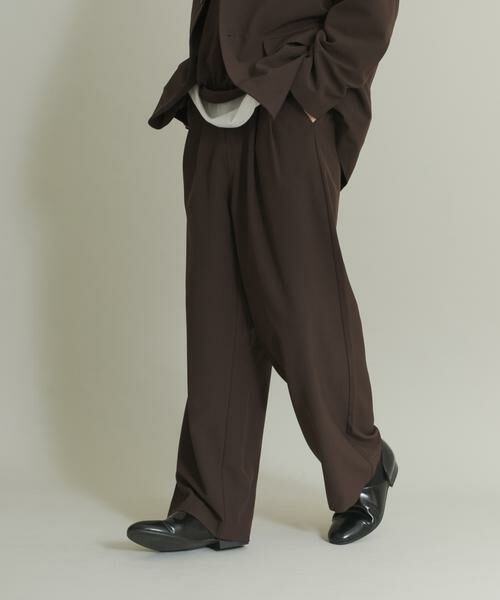 SENSE OF PLACE by URBAN RESEARCH / センスオブプレイス バイ アーバンリサーチ その他パンツ | コンフォートストレートスラックス | 詳細3