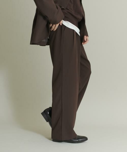 SENSE OF PLACE by URBAN RESEARCH / センスオブプレイス バイ アーバンリサーチ その他パンツ | コンフォートストレートスラックス | 詳細4