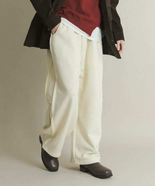SENSE OF PLACE by URBAN RESEARCH / センスオブプレイス バイ アーバンリサーチ その他パンツ | スウェットタックワイドパンツ | 詳細2