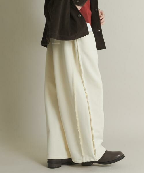 SENSE OF PLACE by URBAN RESEARCH / センスオブプレイス バイ アーバンリサーチ その他パンツ | スウェットタックワイドパンツ | 詳細4