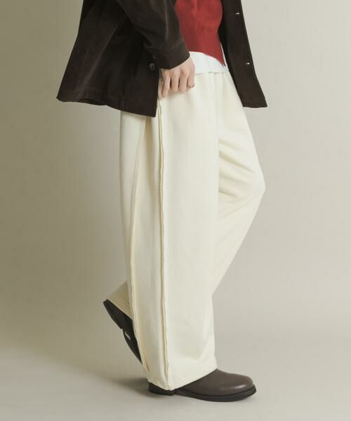 SENSE OF PLACE by URBAN RESEARCH / センスオブプレイス バイ アーバンリサーチ その他パンツ | スウェットタックワイドパンツ | 詳細5