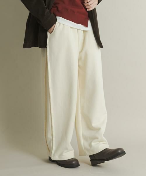 SENSE OF PLACE by URBAN RESEARCH / センスオブプレイス バイ アーバンリサーチ その他パンツ | スウェットタックワイドパンツ | 詳細6