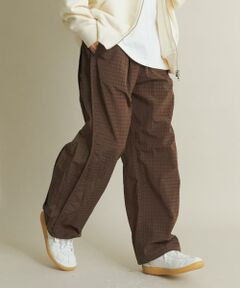 SENSE OF PLACE by URBAN RESEARCH / センスオブプレイス バイ アーバンリサーチ その他パンツ | リップストップナイロンワイドスラックス