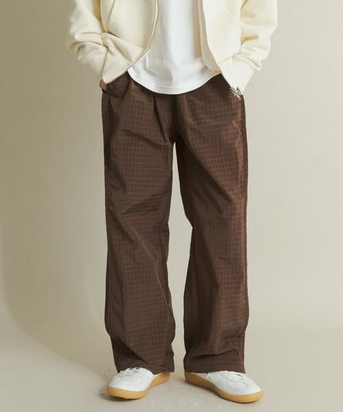 SENSE OF PLACE by URBAN RESEARCH / センスオブプレイス バイ アーバンリサーチ その他パンツ | リップストップナイロンワイドスラックス | 詳細1