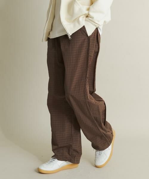 SENSE OF PLACE by URBAN RESEARCH / センスオブプレイス バイ アーバンリサーチ その他パンツ | リップストップナイロンワイドスラックス | 詳細3