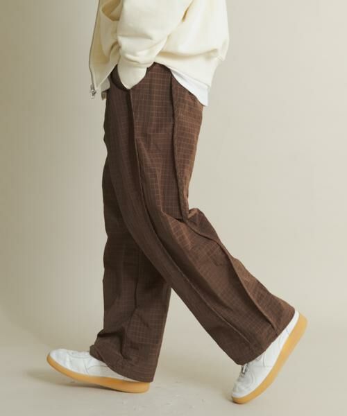 SENSE OF PLACE by URBAN RESEARCH / センスオブプレイス バイ アーバンリサーチ その他パンツ | リップストップナイロンワイドスラックス | 詳細4