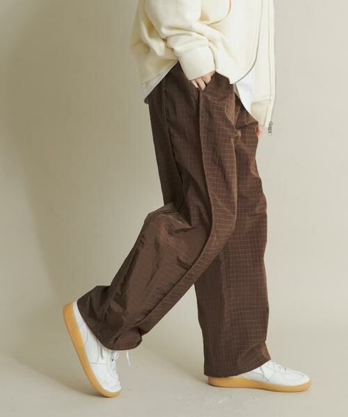 SENSE OF PLACE by URBAN RESEARCH / センスオブプレイス バイ アーバンリサーチ その他パンツ | リップストップナイロンワイドスラックス | 詳細5